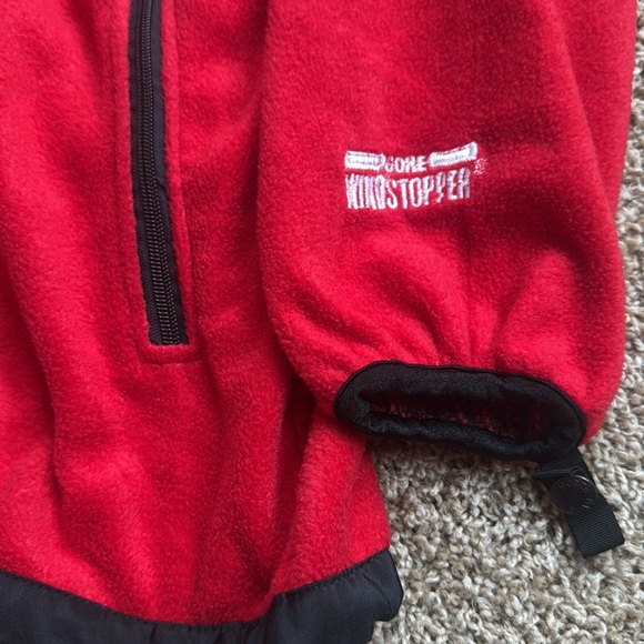 EUC Men’s The North Face Red/Black Summit Series Core Windstopper Jacket Size XL - Picture 5 of 11